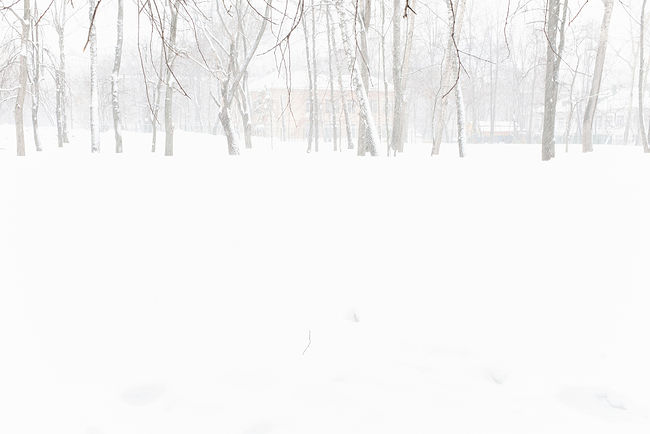 In place of this vacant lot there used to be a five-storey house where Mom had lived before I was born. Six years ago my family and I moved to a flat that is only two blocks away from that place. I sometimes walk there with my younger son