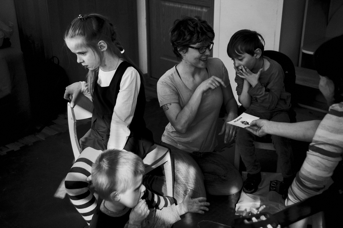 raisa mikhaylova . kids with special needs.